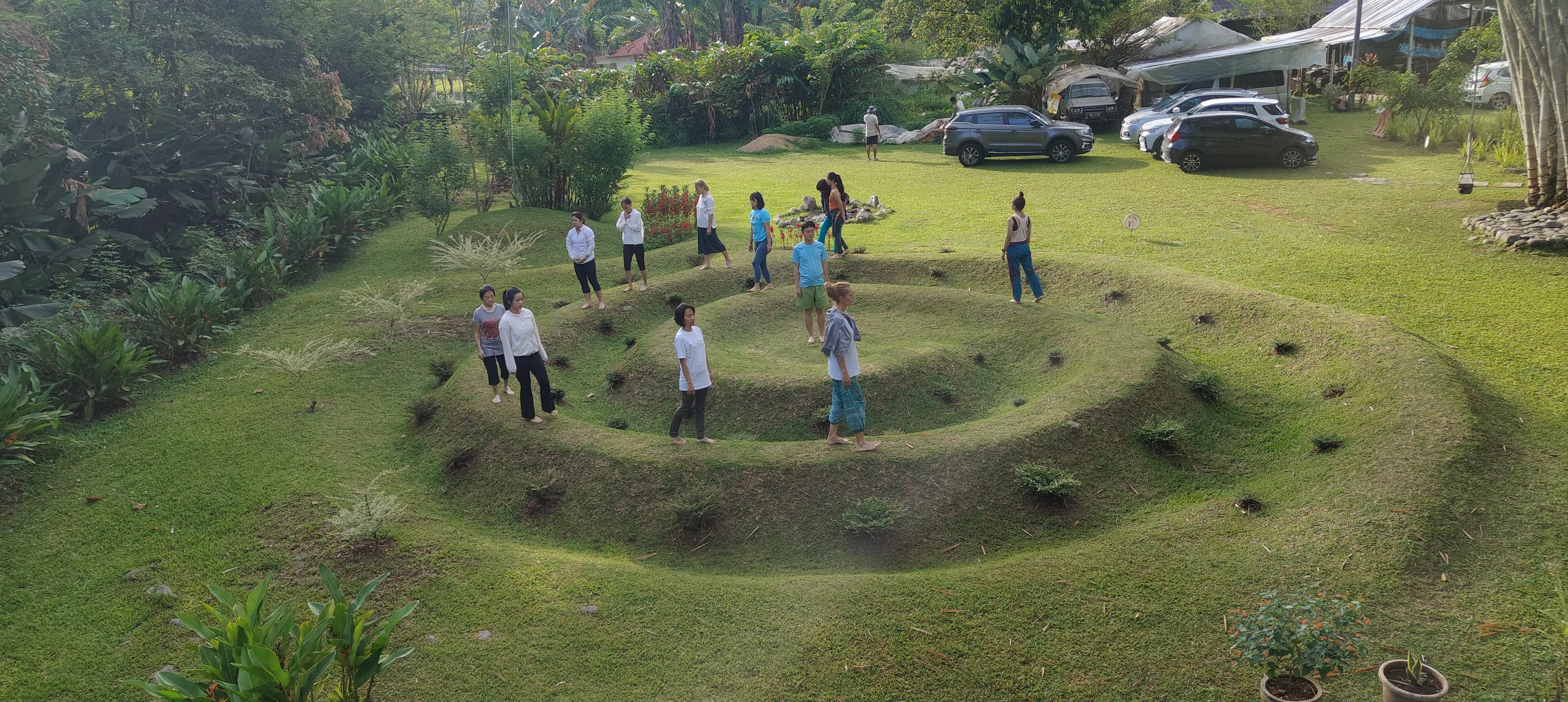 Event photo of a group in the river