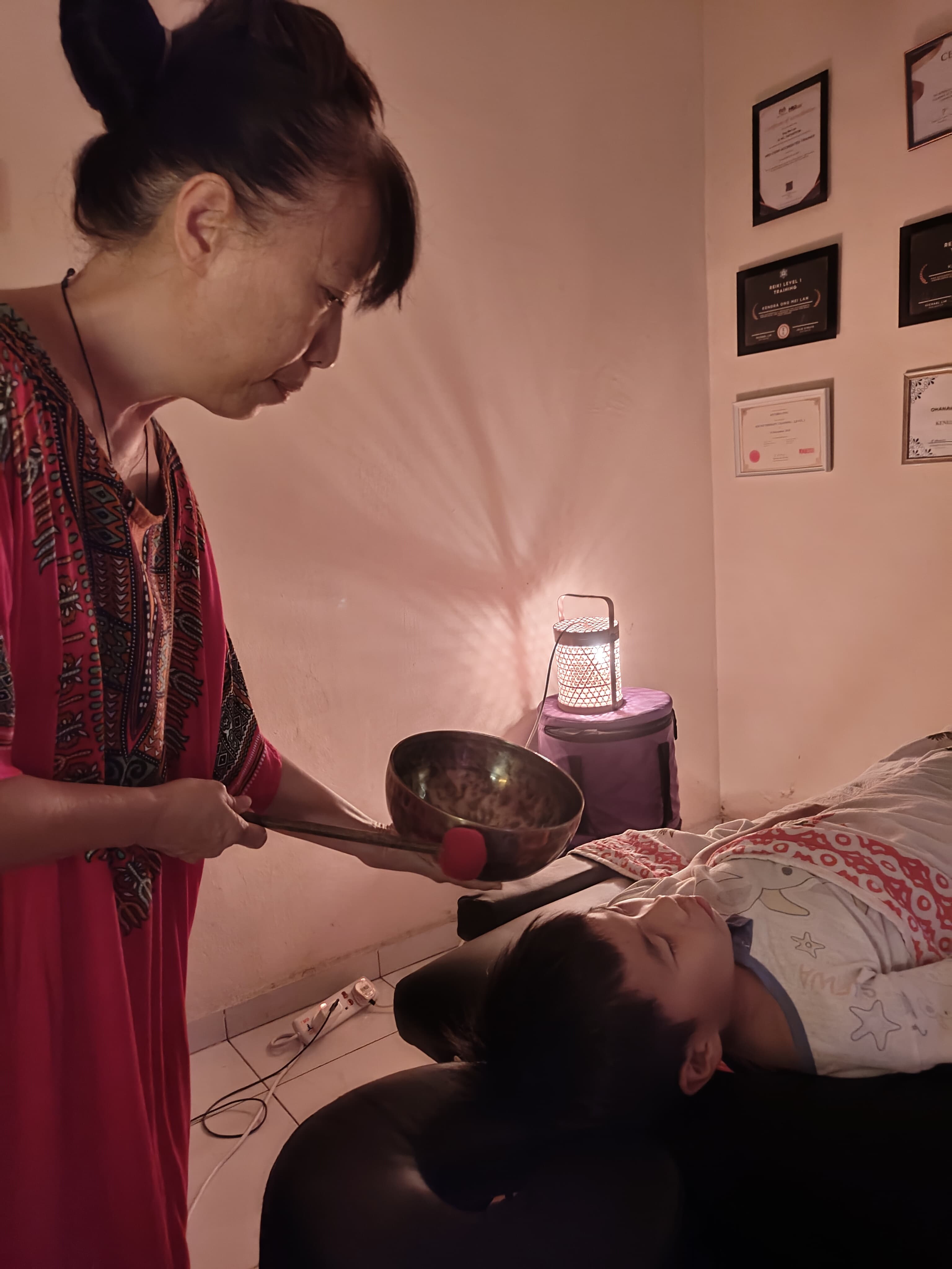 Kendra in a personal session